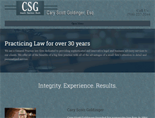 Tablet Screenshot of goldinger.com